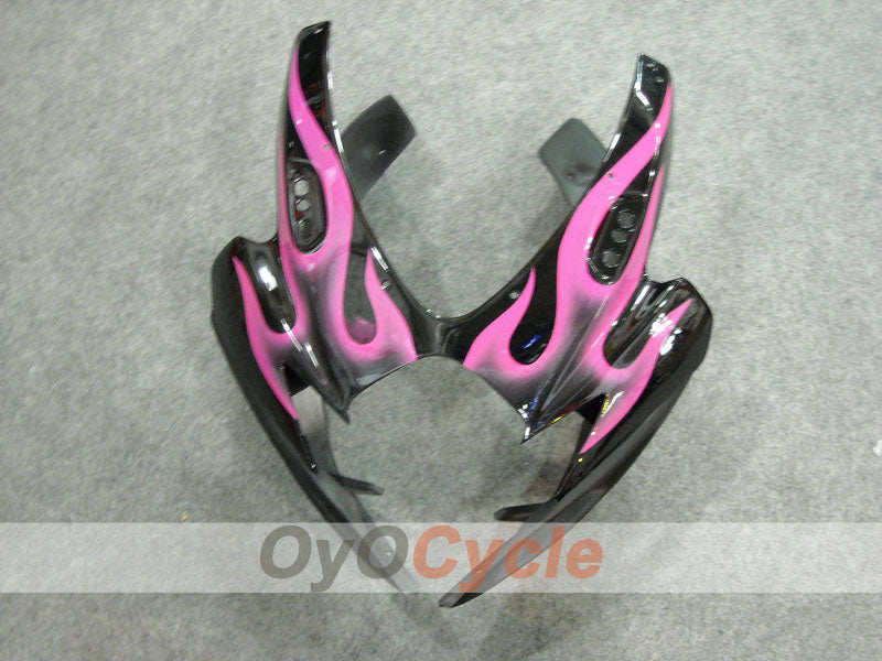 Injection Fairing kit for 06-07 GSX R600 - Black, Pink - Flame #OYO87901493