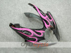 Injection Fairing kit for 06-07 GSX R600 - Black, Pink - Flame #OYO87901493