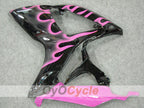Injection Fairing kit for 06-07 GSX R600 - Black, Pink - Flame #OYO87901493