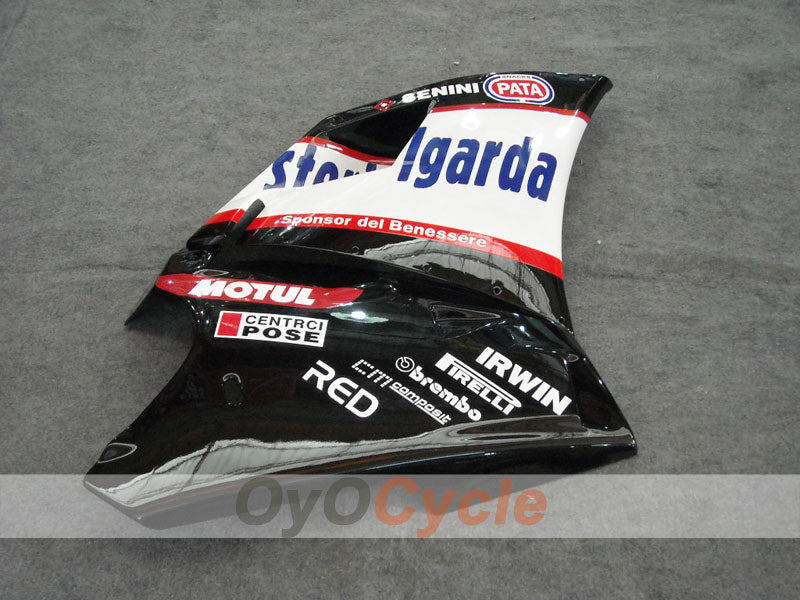Injection Fairing kit for 94-02 Ducati 748 - White, Black - Sterilgarda #OYO87902081