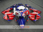 Injection Fairing kit for 03-04 CBR600RR - Red, Blue - Castrol #OYO87902505