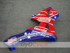 Injection Fairing kit for 03-04 CBR600RR - Red, Blue - Castrol #OYO87902505