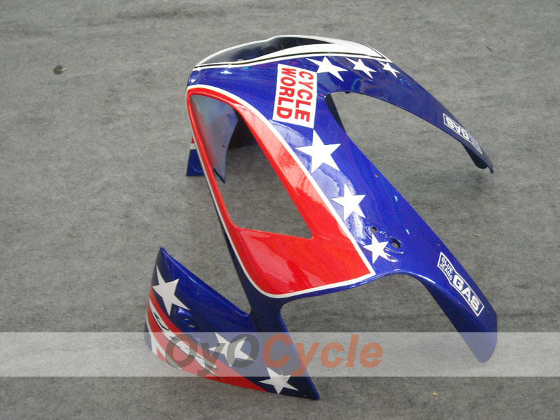 Injection Fairing kit for 03-04 CBR600RR - Red, Blue - Castrol #OYO87902505