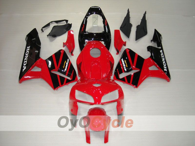 Injection Fairing kit for 05-06 CBR600RR - Red, Black - Factory Style #OYO87900282