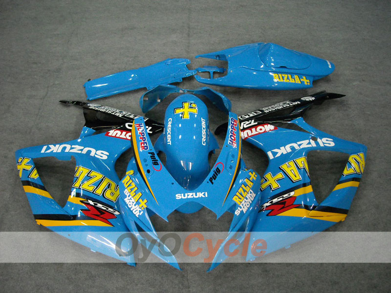 Injection Fairing kit for 06-07 GSX R750 - Blue - Rizla+ #OYO87901354
