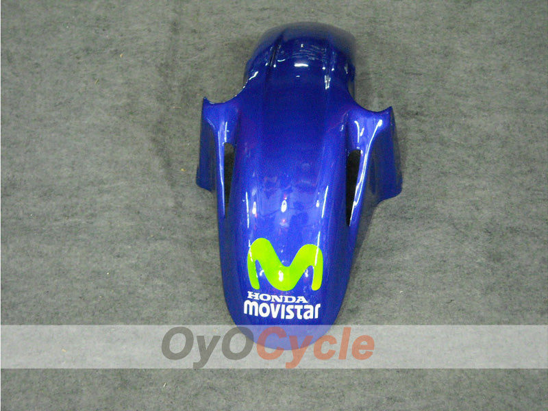 Injection Fairing kit for 02-13 VFR800 - Yellow, Blue - Movistar #OYO87902837