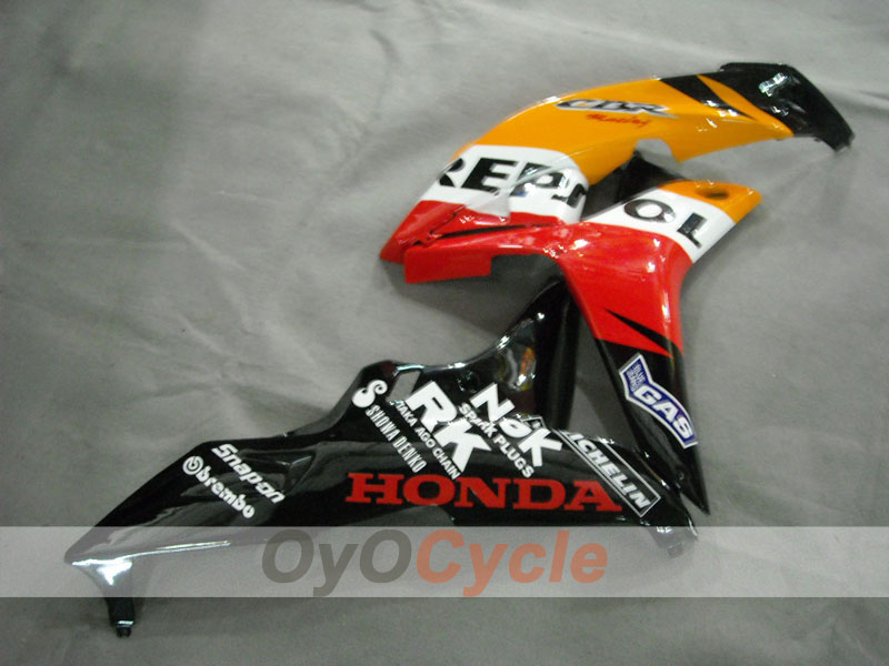 Injection Fairing kit for 07-08 CBR600RR - Orange, Black - Repsol #OYO87900428