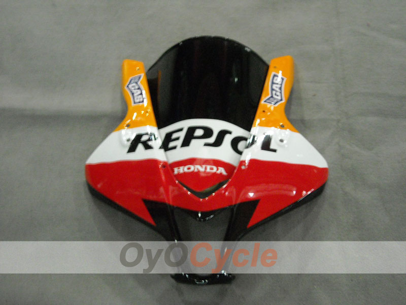 Injection Fairing kit for 07-08 CBR600RR - Orange, Black - Repsol #OYO87900428