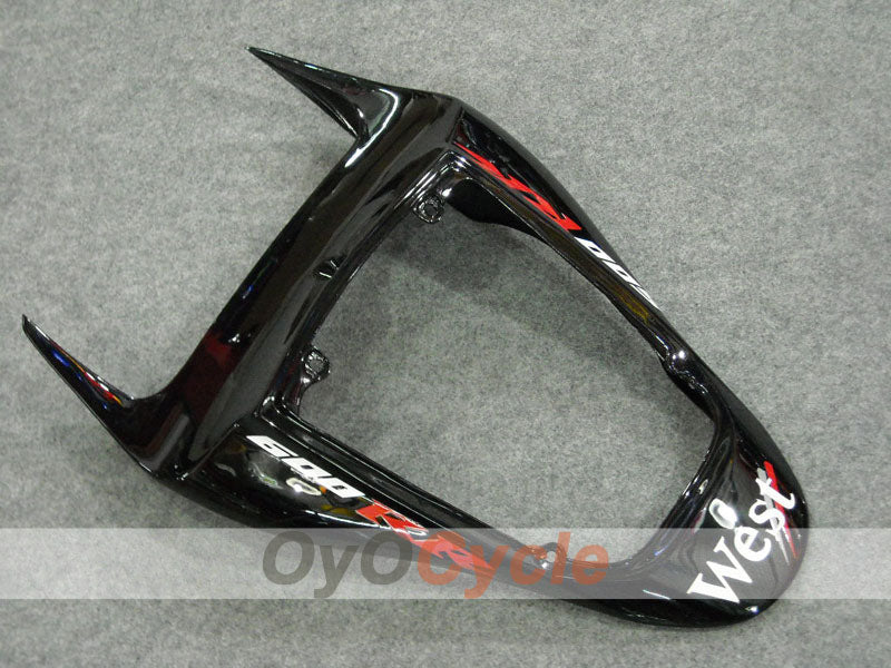 Injection Fairing kit for 07-08 CBR600RR - White, Black - West #OYO87900440