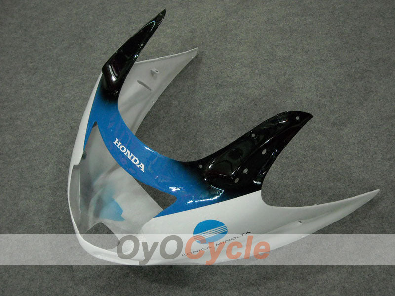 Injection Fairing kit for 96-07 CBR1100XX - White, Black - Konica Minolta, MICHELIN #OYO87902840