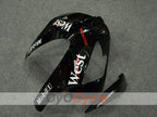 Injection Fairing kit for 03-04 CBR600RR - White, Black - West #OYO87902557