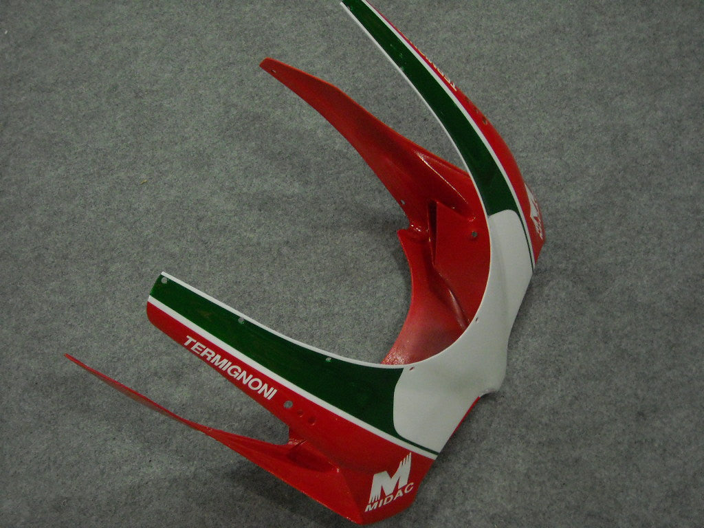 Injection Fairing kit for 99-02 Ducati 996 - Red, White - INFO STRADA #OYO87902219