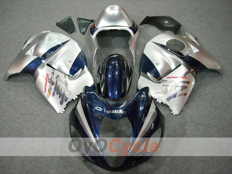 Injection Fairing kit for 99-07 GSXR1300 Hayabusa - Blue, Silver - Factory Style #OYO87902886 Secondary image