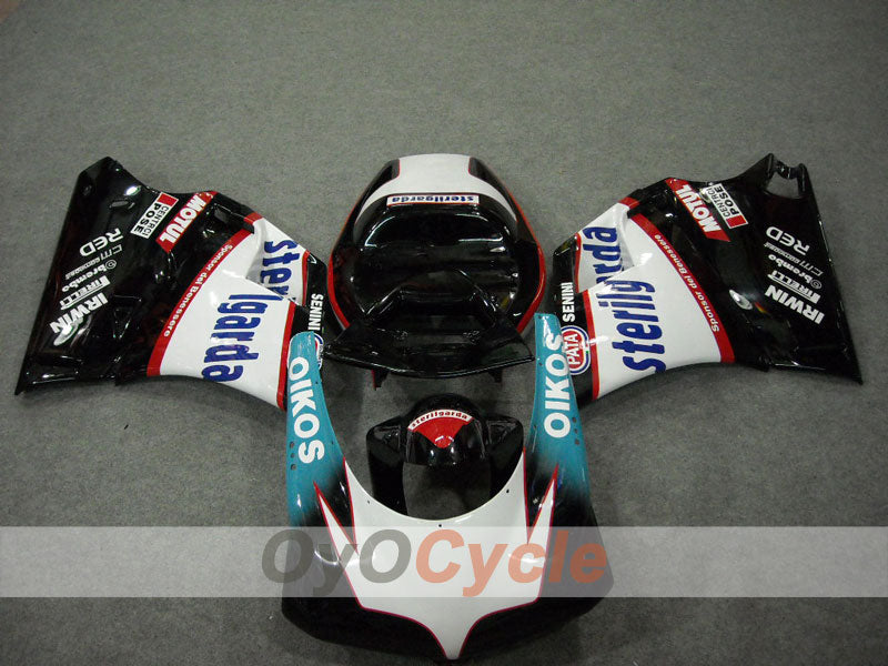 Injection Fairing kit for 94-02 Ducati 748 - White, Black - Sterilgarda #OYO87902077