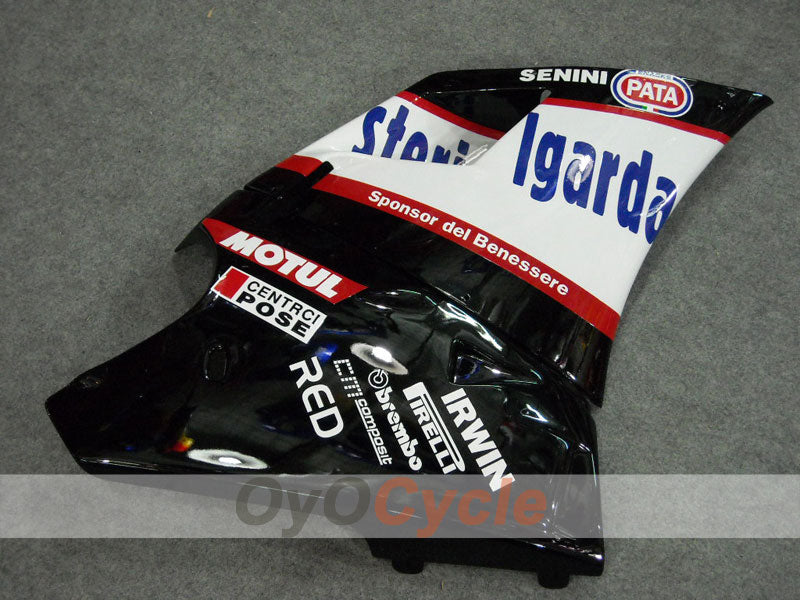 Injection Fairing kit for 94-02 Ducati 748 - White, Black - Sterilgarda #OYO87902077