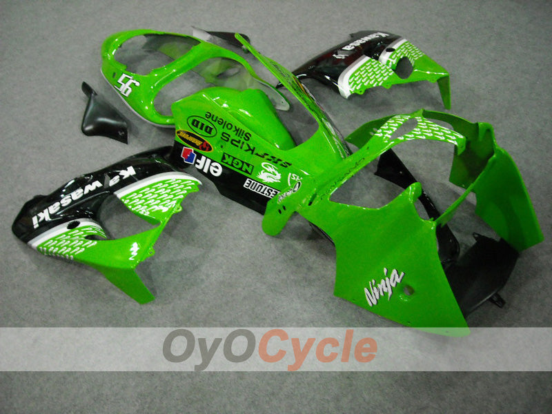 Fairing kit for 00-01 NINJA ZX-9R - Green, Black - Nakano #OYO87903033