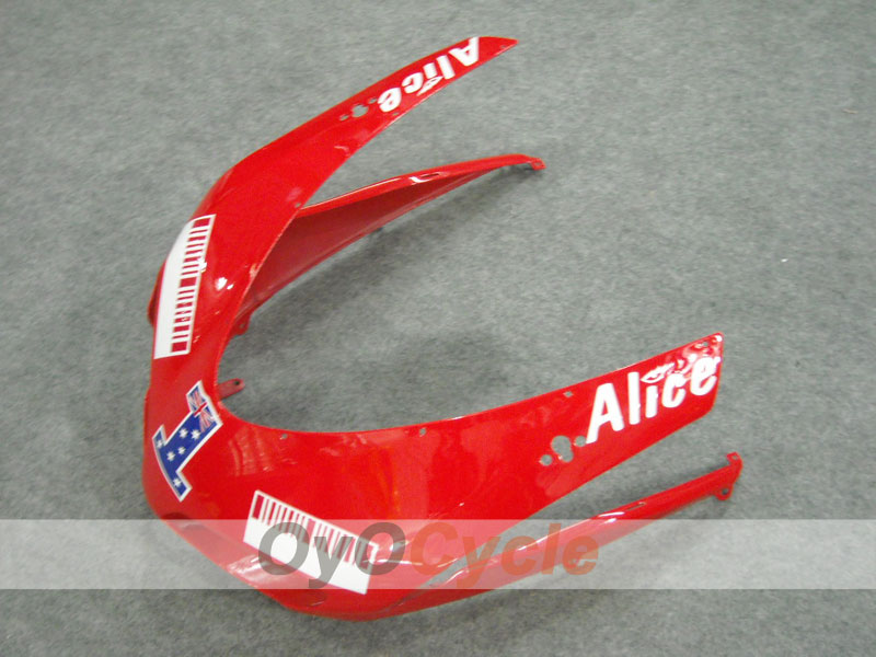 Injection Fairing kit for 07-09 Ducati 1098 - Red, Black - Alice #OYO87902273