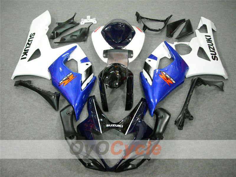 Injection Fairing kit for 05-06 GSX R1000 - White, Black - Factory Style #OYO87901988 Secondary image