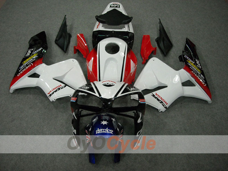 Injection Fairing kit for 05-06 CBR600RR - White, Black - Lee, MICHELIN #OYO87900263