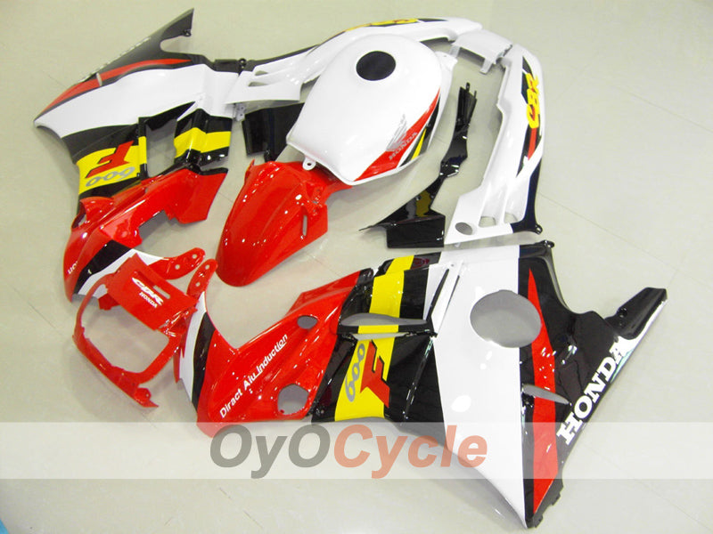 Fairing kit for 91-94 Honda CBR600 F2 - Red, White - Factory Style #OYO87903074 Main image
