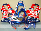 Injection Fairing kit for 99-00 CBR600F4 - Red, Blue - Castrol #OYO87900107