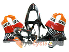 Injection Fairing kit for 01-03 CBR600F4i - Orange, Black - MICHELIN, Repsol #OYO87900188
