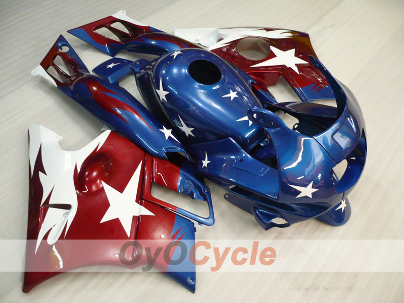 Fairing kit for 91-94 Honda CBR600 F2 - Red, Blue - Factory Style #OYO87903072 Main image