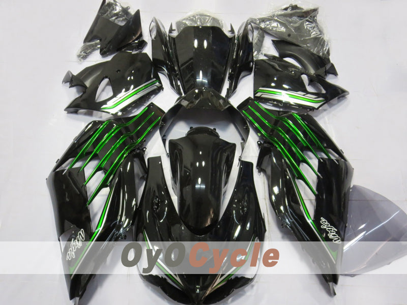 Injection Fairing kit for 12-25 NINJA ZX-14R - Green, Black - Others #OYO87914621 Main image