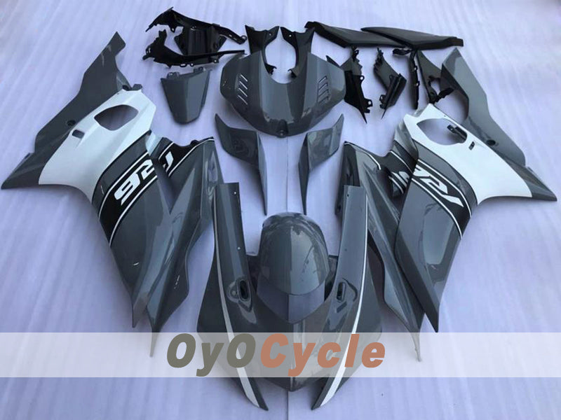 Injection Fairing kit for 17-22 YZF-R6 - White, Grey - Factory Style #OYO87914661
