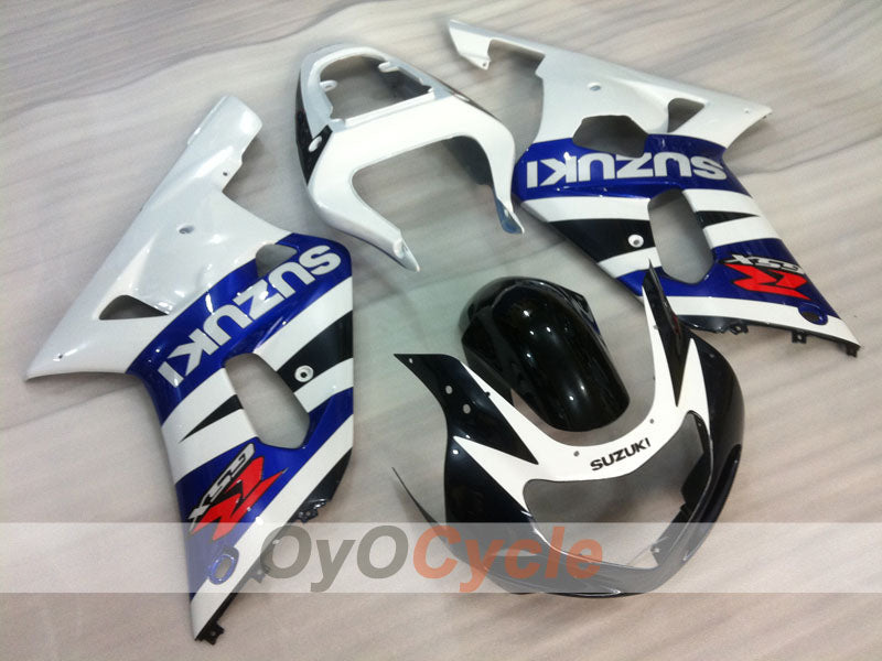 Injection Fairing kit for 00-03 GSX R750 - Blue, White - Factory Style #OYO87901073