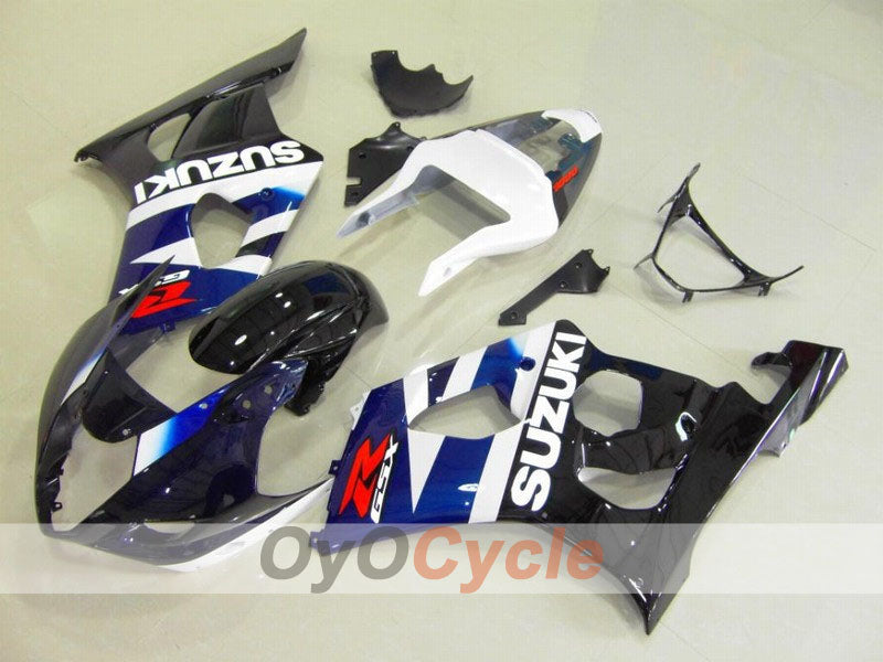 Injection Fairing kit for 03-04 GSX R1000 - Blue, Black - Factory Style #OYO87901898