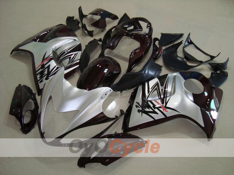 Injection Fairing kit for 08-20 GSXR1300 Hayabusa - Black, Silver - Factory Style #OYO87902654 Main image
