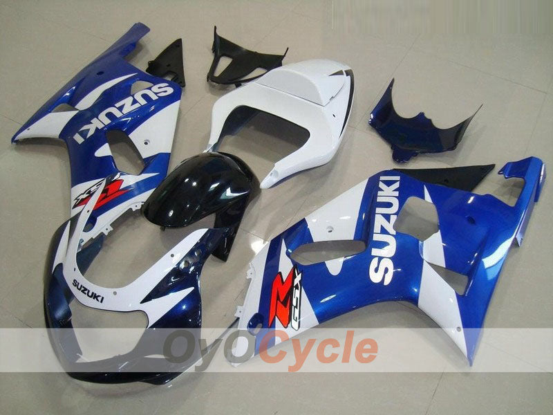 Injection Fairing kit for 00-03 GSX R750 - Blue, White - Factory Style #OYO87901106