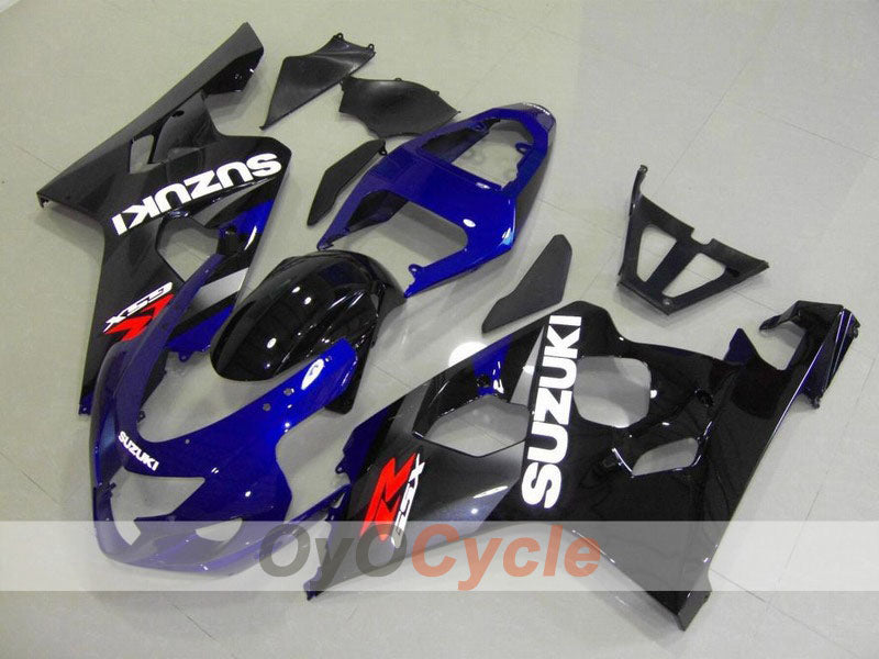 Injection Fairing kit for 04-05 GSX R750 - Blue, Black - Factory Style #OYO87901175 Main image