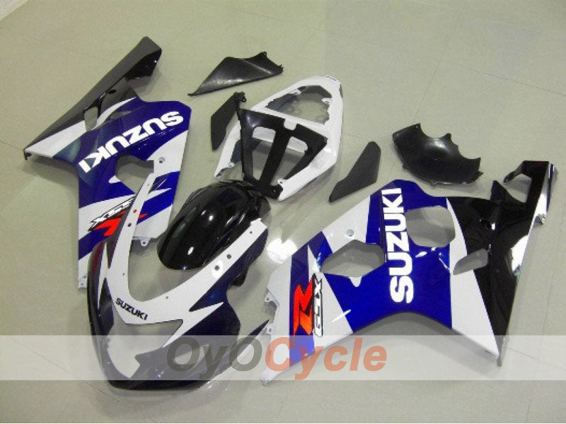 Injection Fairing kit for 04-05 GSXR600 - Blue, White - Factory Style #OYO87901355