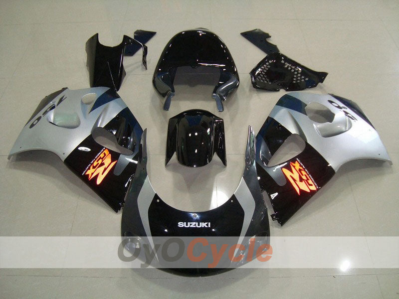Fairing kit for 96-99 Suzuki GSXR750 - Black, Silver - Factory Style #OYO87903015