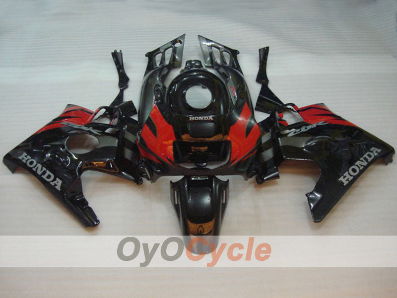 Fairing kit for 91-94 Honda CBR600 F2 - Red, Black - Factory Style #OYO87903067 Secondary image