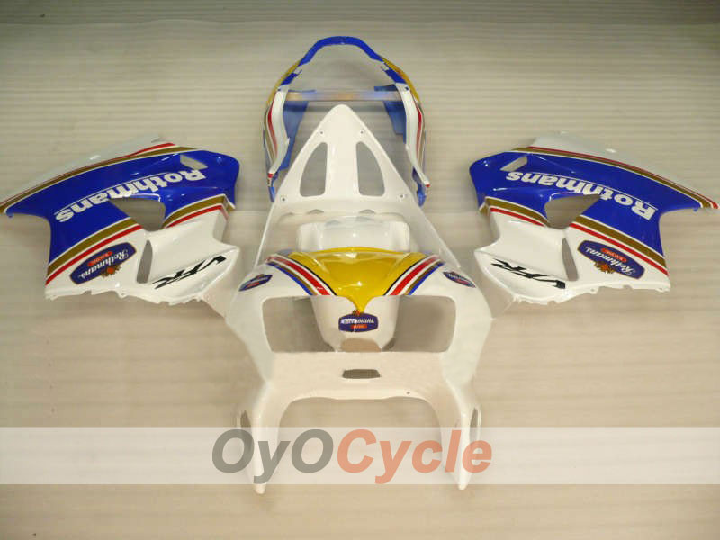 Fairing kit for 98-01 VFR800 - Blue, White - Rothmans #OYO87902942