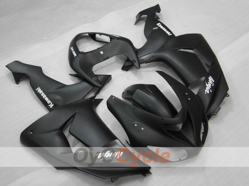 Injection Fairing kit for 06-07 NINJA ZX-10R - Black, Matte - Factory Style #OYO87901574 Main image