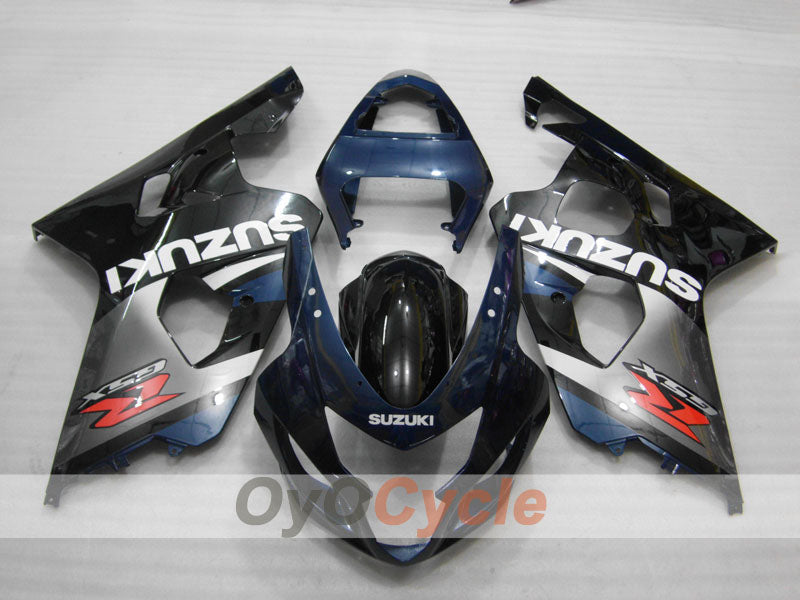 Injection Fairing kit for 04-05 GSX R750 - Black, Grey - Factory Style #OYO87901172