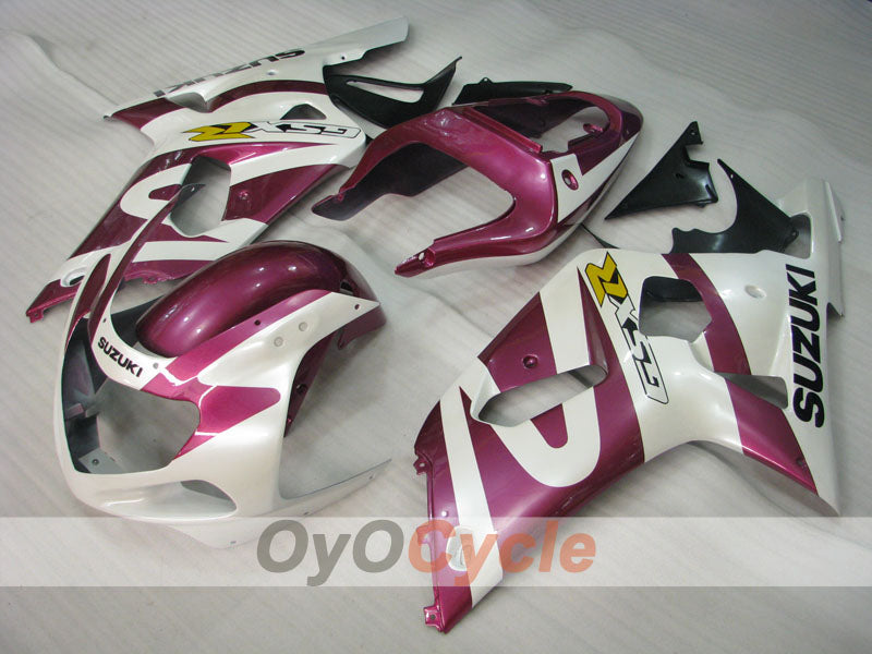Injection Fairing kit for 01-03 GSX R600 - Purple, White, Black - Factory Style #OYO87905108 Secondary image