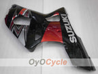 Injection Fairing kit for 00-03 GSX R750 - Red, Black - Factory Style #OYO87901071