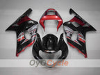 Injection Fairing kit for 01-03 GSX R600 - Red, Black - Factory Style #OYO87901069