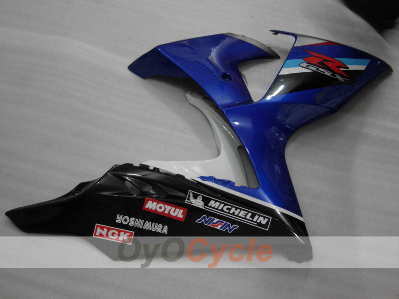 Injection Fairing kit for 09-16 GSX R1000 - Blue, White - Factory Style, MOTUL #OYO87902868