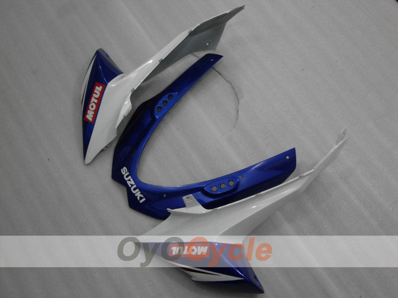 Injection Fairing kit for 09-16 GSX R1000 - Blue, White - Factory Style, MOTUL #OYO87902868