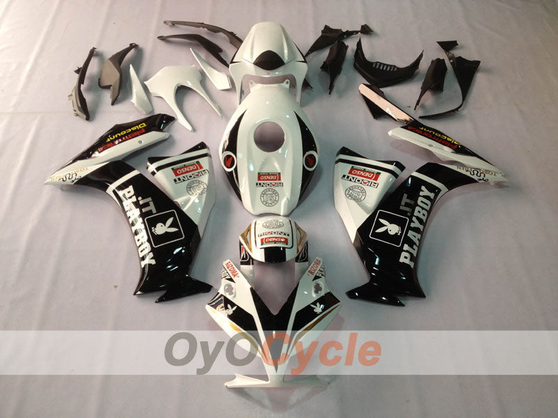 Injection Fairing kit for 12-16 CBR1000RR - White, Black - PlayBoy #OYO87902790