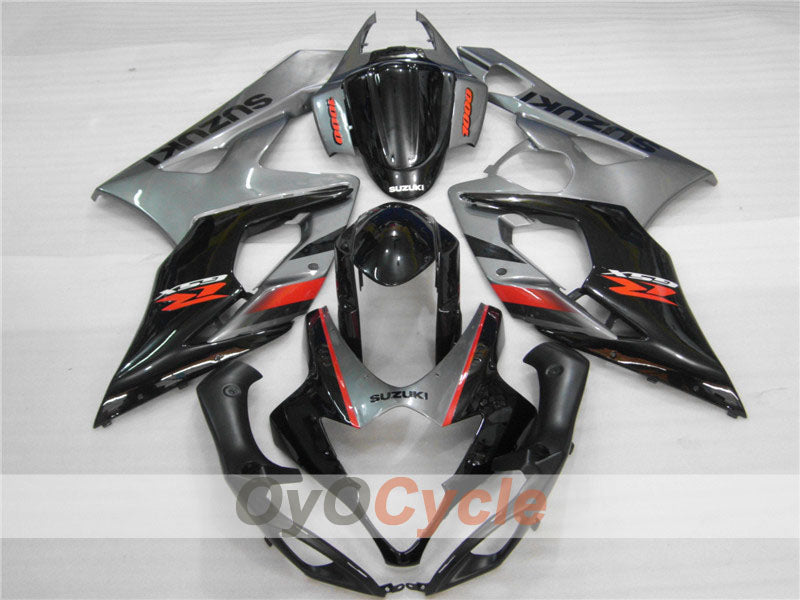 Injection Fairing kit for 05-06 GSX R1000 - Black, Silver - Factory Style #OYO87901980