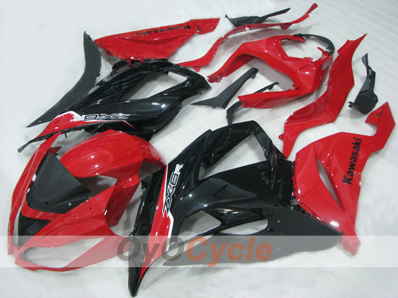 Injection Fairing kit for 13-18 NINJA ZX-6R - Red, Black - Factory Style #OYO87903159