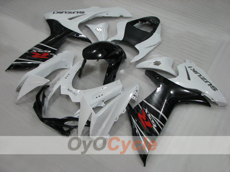 Injection Fairing kit for 11-26 GSX R600 - White, Black - Factory Style #OYO87903219
