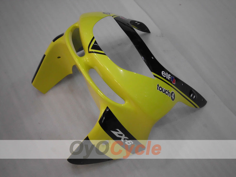 Fairing kit for 98-99 NINJA ZX-6R - Yellow, Black - Monster #OYO87903000